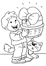 For kids and also ladies, youngsters and grownups, young adults and young children, preschoolers and older children at college. Easter Coloring Pages Boy Cat Egg Coloring4free Coloring4free Com