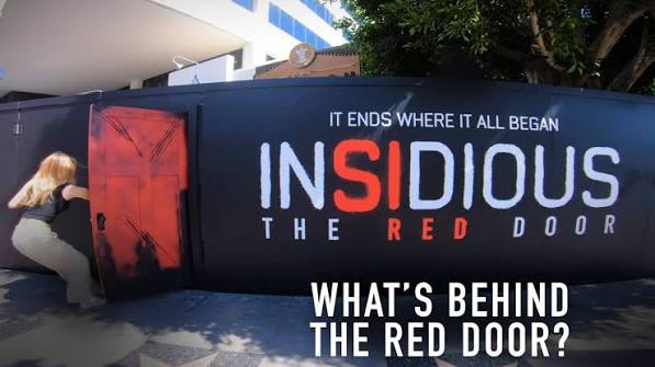 INSIDIOUS: THE RED DOOR Scare Prank - What's Behind The Red Door?