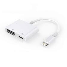 China Lightning To Hdmi Lightning Adapter Cable 1080p Lightning Digital Av Adapter Sync Screen Hdmi Connector With Charging Port For Select Iphone Ipad Models 15cm China Lightning To Hdmi Cable And Lightning