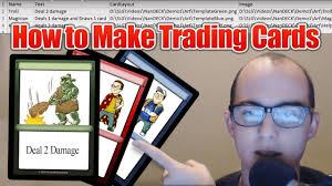 Design online, choosing the style, your photos and enter your text! How To Make Trading Cards At Home Cocosetc