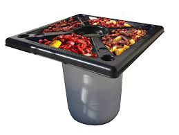 Amazon Com Peel N Toss Cajun Crawfish Boil Table Top Home Amp Kitchen Cajun Crawfish Crawfish Crawfish Boil