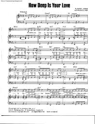 Check spelling or type a new query. How Deep Is Your Love Free Sheet Music By Bee Gees Pianoshelf
