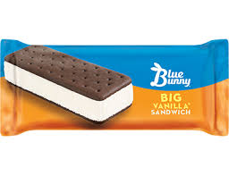 Bulk 3 gallon packaged ice cream. Blue Bunny Big Vanilla Sandwich Soft Stuff Distributors
