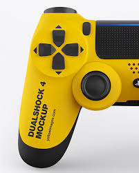 Easy and full customizable with organized layers. Matte Dualshock 4 Controller Mockup In Device Mockups On Yellow Images Object Mockups