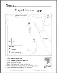 Map Of Ancient Egypt Worksheet For Kids Grades 1 6 Student Handouts Civilization Civilizatio Ancient Egypt Map Ancient Egypt Lessons Ancient Egypt For Kids