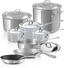 Mauviel M Cook Stainless Steel 14 Piece Cookware Set Mauviel Cookware Set Stainless Steel Cookware Set