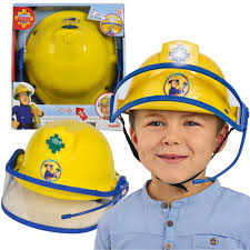 Fireman Sam Childrens Helmet with Sound BNIB Working