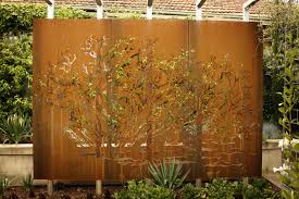 Corten Steel Mystic Tree Screen By Plr Design Melbourne Decorative Screens Outdoor Outdoor Screens Privacy Screen Outdoor