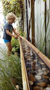 Wasserspiel Garten Garden Garten Diy Gartenboot Und Spielen Fluss Fr Unsere Ki Welcome To Blog In 2020 Wasserspiel Garten Naturspielplatze Hinterhof Spielplatz