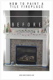 Jun 26, 2019 · how to paint a ceramic tile fireplace for an easy update. How To Paint A Tile Fireplace Amber Simmons