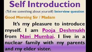 The idea is to give them an overview of who you are as a professional, touching on relevant tidbits about your experience and skills. How To Introduce Yourself In Interview Tell Me Something About Yourself Self Introduction Youtube