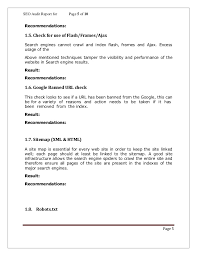 Recommendation Report Template 2 Templates Example Templates Example Report Template Seo Analysis Analysis