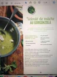 Veloute De Mache Au Gorgonzola De Mariotte Recette Veloute Soupe Veloute Recette