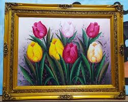 Lukisan bunga cantik dan indah. Jual Bingkai Bunga Tulip Terbaru Lazada Co Id