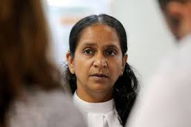 Maritza R Mother Fernando Candia Talks Editorial Stock Photo