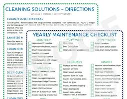 Yearly Home Maintenance ǀ Home Maintenance Checklist ǀ Monthly Etsy In 2020 Home Maintenance Checklist Home Maintenance Maintenance Checklist