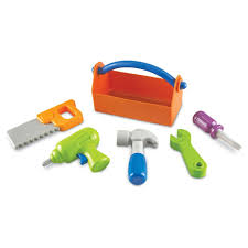 Big Fix It Fun For The Smallest Fixer Uppers Encourage Imaginative Play With Chunky Toddler Safe Tools Made From Tool Set Learning Resources Construction Toy
