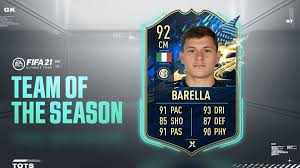 Find out the best defensive midfielders, centre midfielders, attacking midfielders & wingers. Fifa 21 Nicolo Barella Tots Obiettivi Futxfan The Future Is Now