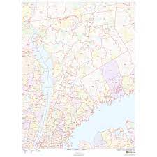 Detailed Map Of Westchester County Ny Westchester County, New York - Zip Codes - The Map Shop