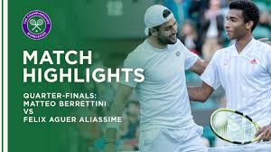 He is an italian tennis player. Matteo Berrettini Vs Felix Auger Aliassime Quarter Final Highlights Wimbledon 2021 Youtube