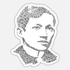 Vector jose rizal art clipart. Jose Rizal Sticker Spreadshirt