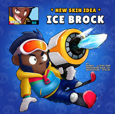 Check the headlines below to get exact information on how to unlock or use all the free skins, without spending a singel penny of your hard. Skin Idea Ice Brock Brawlstars