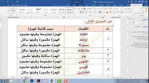 الاملاء تمارين الهمزة المتوسطة على الواو والياء Youtube