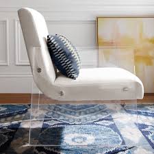 Carmel Acrylic Armchair Living Room Decor Cozy Modern Glam Decor Acrylic Furniture
