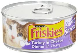 Purina Friskies Shreds Turkey Cheese In 2020 Friskies Cat Food Brands Wet Cat Food