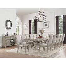 Made with quality birch wood, this set is built to last and comes with four chairs. Seats 10 Or More Kitchen Dining Room Sets Tables You Ll Love In 2021 Wayfair