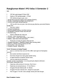 Check spelling or type a new query. Rangkuman Materi Ips Kelas 5 Semester 2