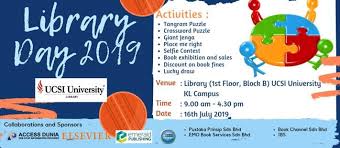 Fees & charges of secretarial services. Ucsi University S Library Day 2019