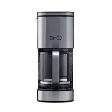 Cafetière à filtre, verre transparent/acier inoxydable0.6 l. Cafetiere Filtre Cfp200 Cafetiere Filtre Compacte De Simeo