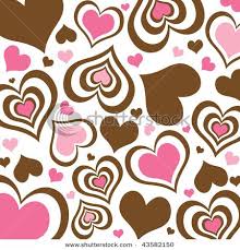 Pink And Brown Hearts From Shutterstock Images Pink Heart Background Background Patterns Abstract Pattern