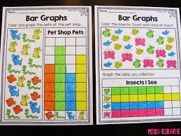 Miss Giraffe S Class Graphing And Data Analysis In First Grade