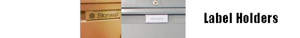 Will not crack, chip, peel, fade or fall off; File Cabinet Label Holders Steelcase Herman Miller Storwal Knoll