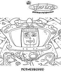 Free printable cyberchase coloring pages for kids. Cyberchase Motherboard Coloring Page Coloring Sun