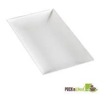 Bio 'n' Chic - Rectangular Sugarcane Plate - 3.54 x 7.08 in.