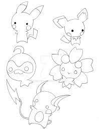 Pokemon Lineart 1 Pokemon Coloring Pages Drawings