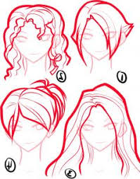 Manga gesicht zeichnen in 12 schritten tutorial für anfänger. Haare Frisuren Version 2 Zeichnen Lernen Schritt Fur Schritt Tutorial Zeichnen Leicht Gemacht