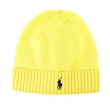 Dresses, jackets, sneakers, bags, accessories Polo Ralph Lauren Classic Logo Knitted Hat Bright Yellow Sa30 Men From Onu Uk