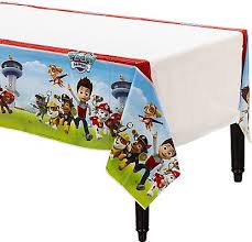 Paw Patrol Table Cover 54in X 96in Party City Paw Patrol Party Supplies Paw Patrol Birthday Paw Patrol Birthday Party