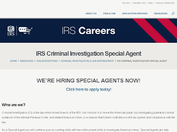 Irs Criminal Investigation Special Agent | Irs Careers