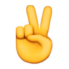 Victory Hand Emoji U 270c U E011 U 270c U Fe0f Hand Emoji Peace Sign Emoji Emoji Stickers