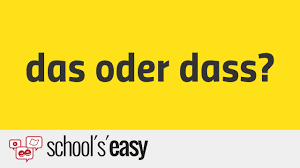 An dieser stelle treten die meisten verwechselungen mit dass auf. Das Oder Dass So Schwer Ist Das Gar Nicht Youtube
