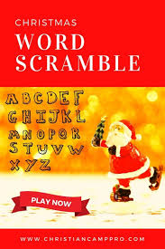 Maybe you would like to learn more about one of these? Christmas Word Scramble Game Christian Camp Pro