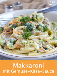Makkaroni Mit Gemuse Kasesauce Rezept Rezept Kasesauce Rezept Rezepte Italienische Rezepte