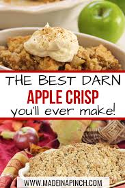 Best Indulgent Healthy Apple Crisp Recipe Ever Recipe Apple Crisp Recipes Healthy Apple Crisp Easy Apple Crisp Recipe