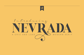 Download Al Nevrada Font By Aluyeah Studio Creative Fabrica SVG Cut Files