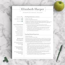 Teacher Resume Template For Word Pages Teacher Cv Etsy Teacher Resume Teacher Resume Template Teaching Resume